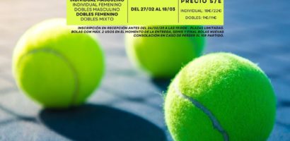 cartel torneo tenis